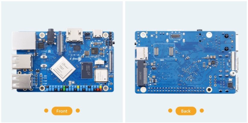 OrangePi 4A s procesorem Allwinner T527 - Paměť: 2GB