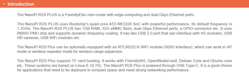 NanoPi R2S Plus Combo w/ krabicí
