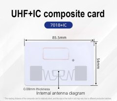 UHF RFID 915MHz ISO 18000-6C Dual-Frequency Security Card