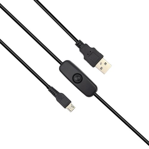USB 2.0 nabíjecí kabel s vypínačem USB Type-A - Type-C