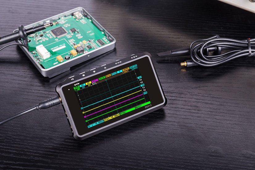 DS213 4kanálový mini kapesní digitální osciloskop