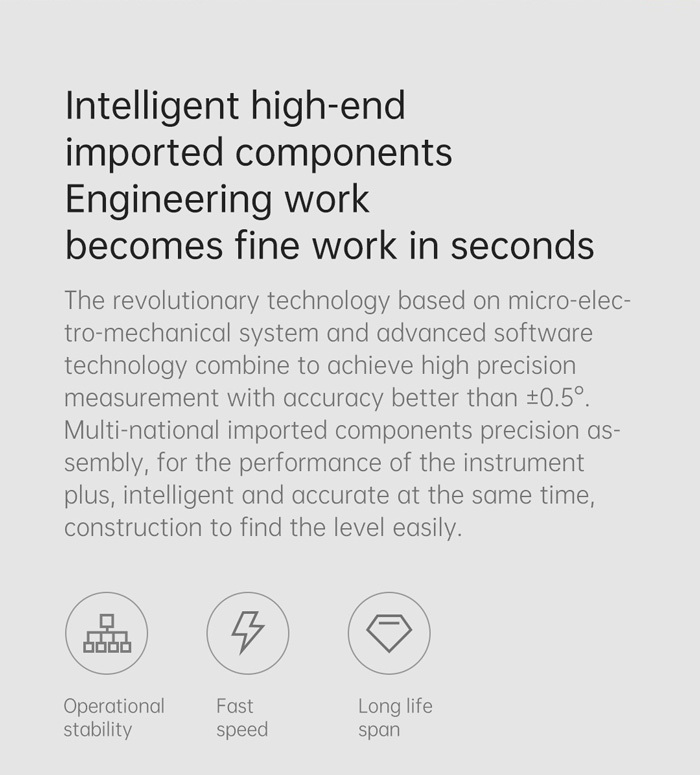 LI1 Digital Inclinometer with Laser Level - Accurate Angle Measurement