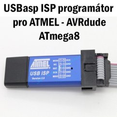 USBasp ISP programátor pro ATMEL AVR ATmega88