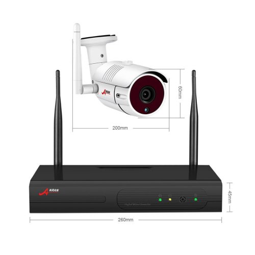 K9608W-4CH 4kanálový IP 3MP WiFi kamerový set