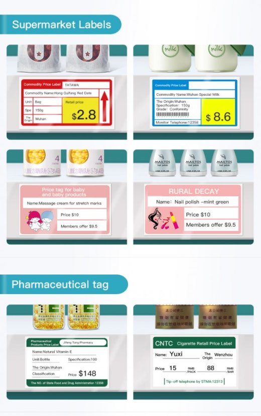 Niimbot B3S - Bezdrátová Tiskárna Štítků s Bluetooth