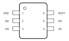 TPS54302DDCR SOT-23: Spínací regulátor 4.5-V až 28-V, 3-A výstup