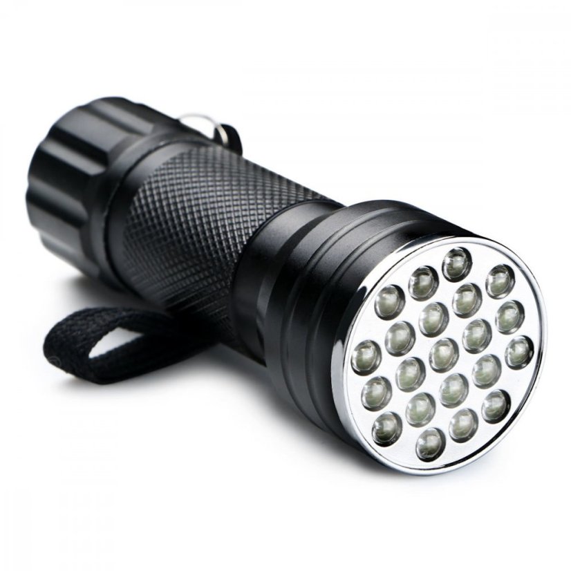 SV021 21 UV LED flashlight 2W - Effective UV torch with 21 LEDs