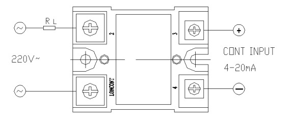 Jednofázový solid state AC regulátor napětí 220V