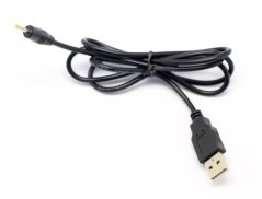 DC napájecí kabel USB A na jack 2.5 x 0.7 mm