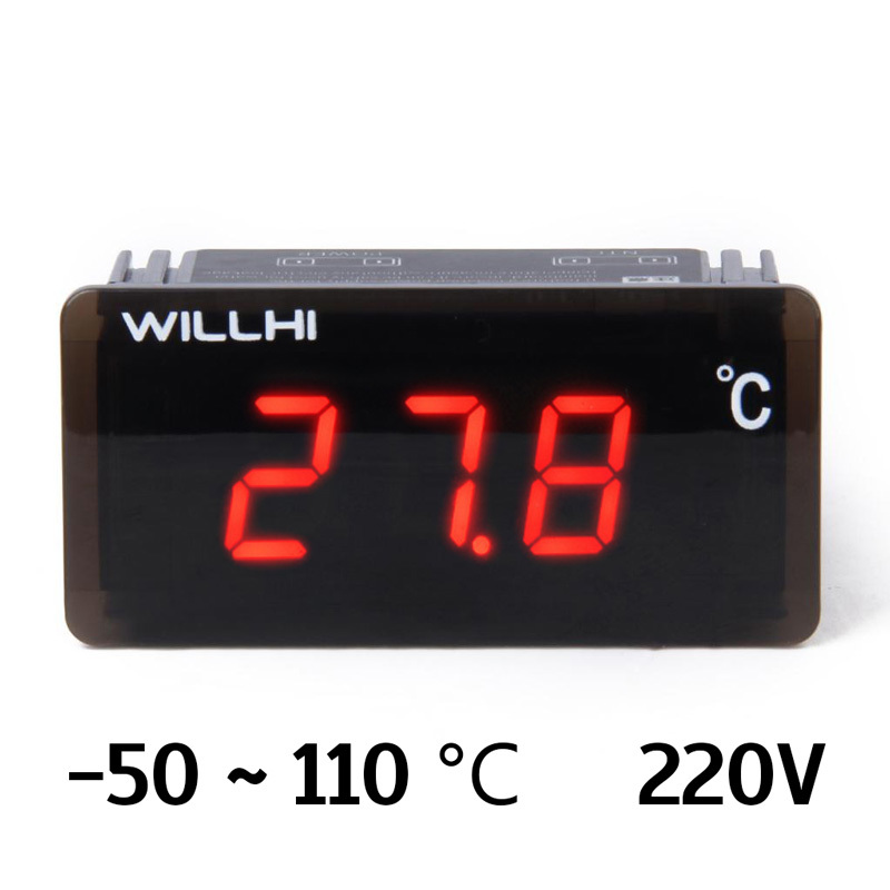 Digital Built-in Thermometer WH1419A -50 to 300 °C, AC/DC, 220V