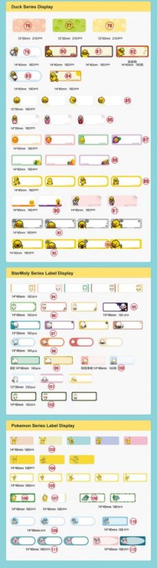 Nalepovací štítky NIIMBOT D11/D110 - Termotransferové - Nalepovací štítky: D11/D110 nalepovací štítky (57) R14*50-130 WHITE-B na šperky