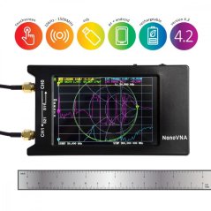 NanoVNA-H4: Přenosný vektorový síťový analyzátor 10kHz-1500MHz
