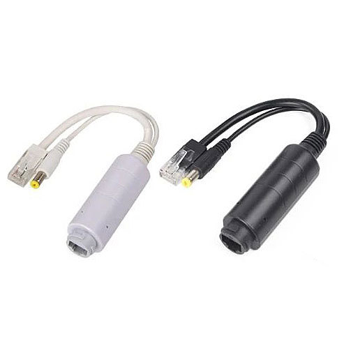 Aktivní PoE injektor 48V na 12V 100Mb - Barva: Bílá