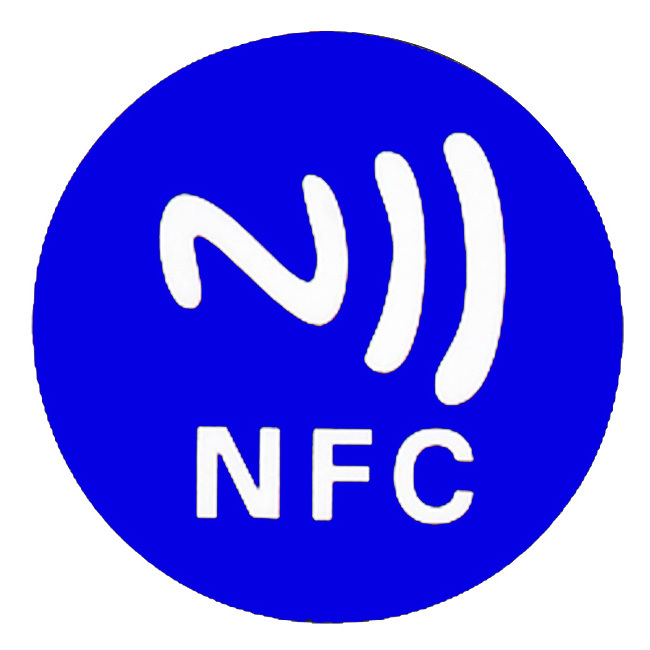 NFC nálepka tag 25mm s NTAG