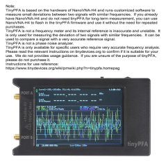 tinyPFA prenosný fázový a frekvenčný analyzátor