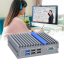 IEXP-302, J3710 průmyslové mini PC, bezventilátorové, 12V, Barebone