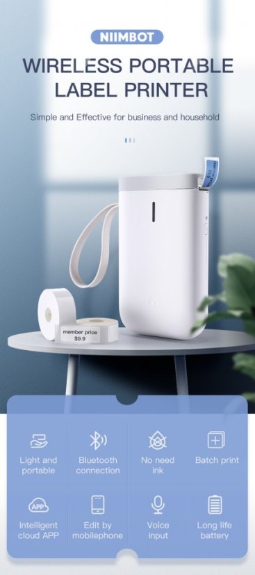 Niimbot D11 – Wireless Label Printer