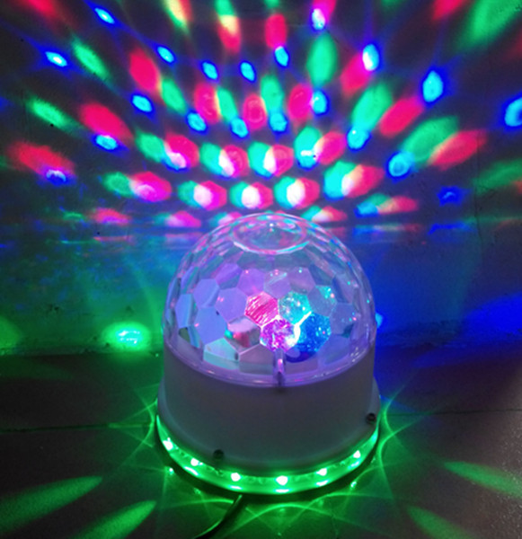 RGB LED Crystal Ball ES-01 - Rotating Disco Light