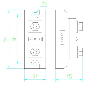 Jednofázový solid state AC regulátor napětí 220V