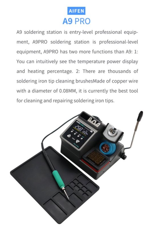 AIFEN A9 Pro inteligentní pájecí stanice