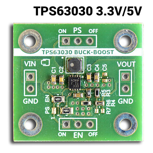 TPS63030 spínací Buck-Boost regulátor s až 96% účinností