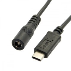 Kabel UC-233 USB Type-C na 5.5x2.1mm jack