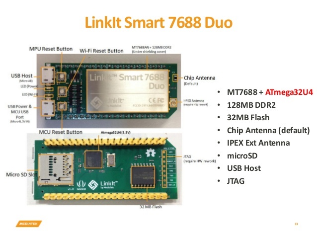 LinkIt Smart 7688 DUO Vývojová Deska pro IoT