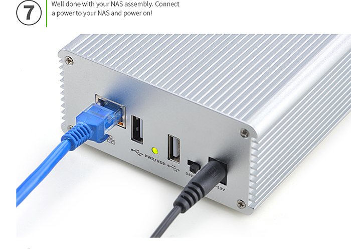 1-slotový NAS Kit v1.2 pre NanoPi NEO&NEO2