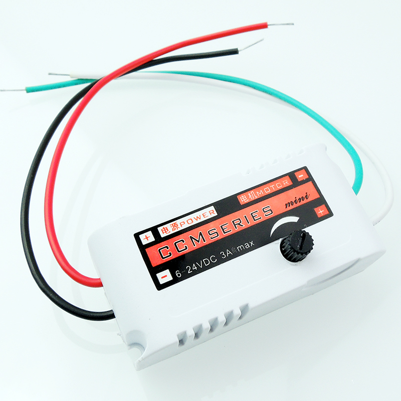 CCMminiS 6V-28V 3A PWM Regulátor Otáček pro DC Motory