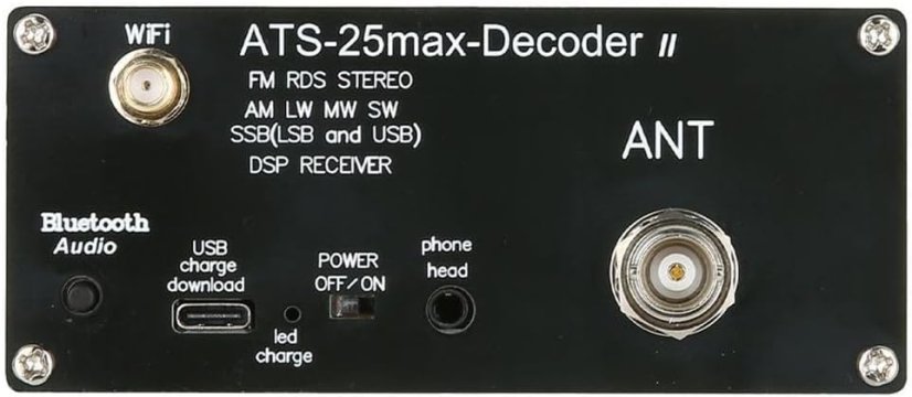 HAMGEEK ATS25 Max Decoder II Bluetooth DSP rádio přijímač