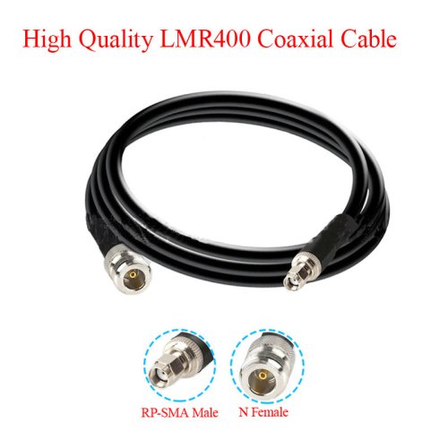 Koaxiální kabel LMR400 s N-Type a RP SMA konektory