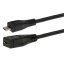 Micro USB 2.0 Extension Cable F - M, 3A, 20cm