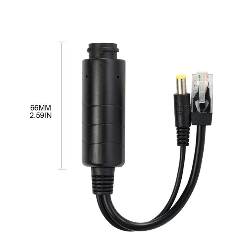 Active PoE Injector 48V to 12V 100Mb