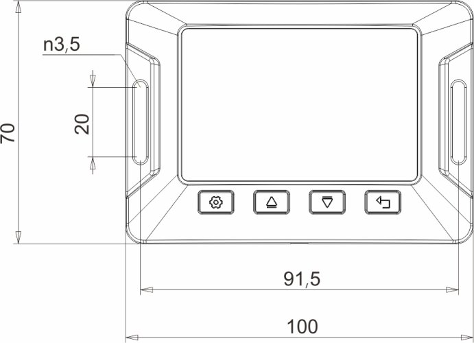 LCD Displej pro Solární Regulátor Nabíjení