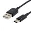 Kabel UC-312 USB 3.1 C/M - USB 2.0 A/M, černý, 1m