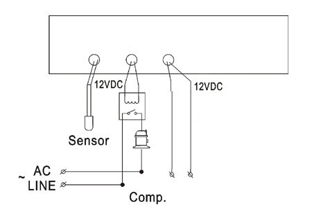 SF-731 12V/30A - Elektronický termostat pro chlazení a mražení
