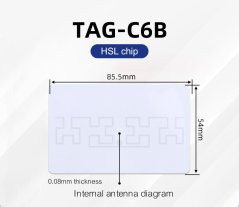 UHF RFID 915MHz HSL ISO 18000-4/6 Security Card