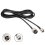 RG58 Coaxial Cable with N-Type M-F Connectors – Low Loss and High Flexibility