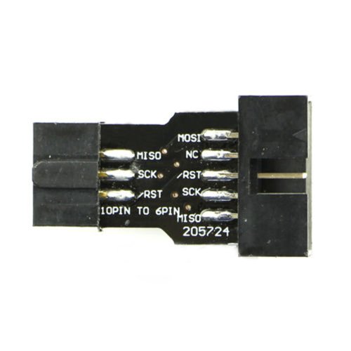 10-pin na 6-pin adaptér pro AVRISP, USBASP a STK500