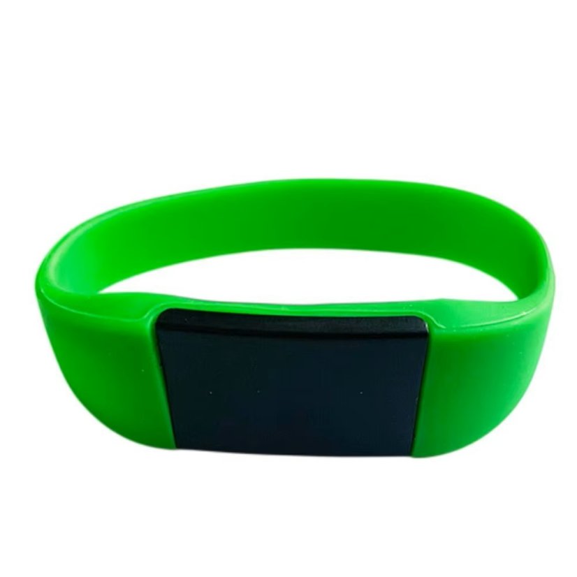 CX02155 T5577 125kHz RFID Silikonový Náramek s Přepisovatelným ID - Barva: Modrá