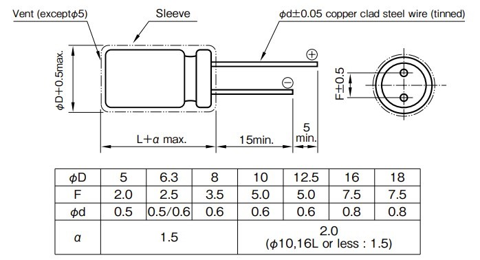 25V 4700µF Electrolytic Capacitor