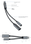 USB-C to 3.5mm Audio & Charging Cable 2-in-1