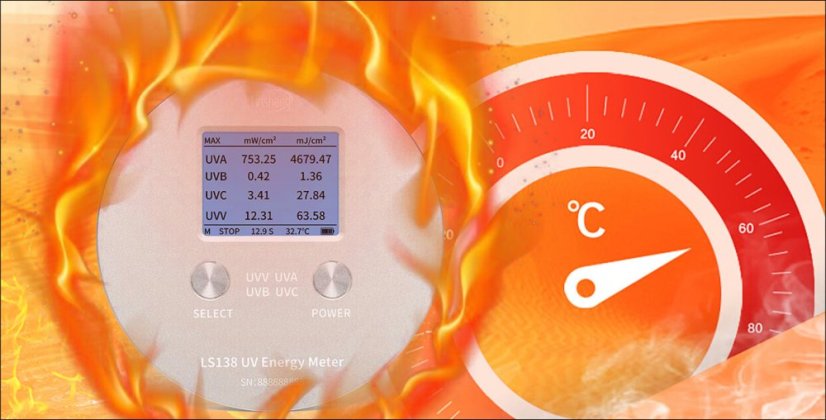 LS138 UV Energy Meter – Simultaneous UVA/UVB/UVC/UVV Measurement