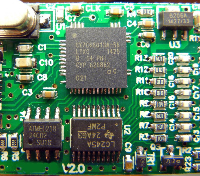SL-USB8CH 8kanálový USB logický analyzátor a osciloskop - 24MHz