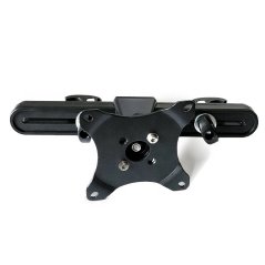 Universal VESA Monitor and Tablet Holder for Car with Headrest Mount