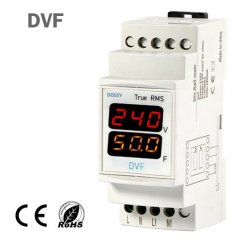 DVF LED voltmetr a měřič frekvence 220V