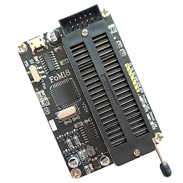 FoM18 MCU 51 USB Programátor - AT89C52, C2051, 24C02, 93C46, S51