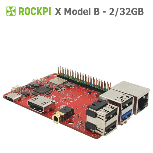 Rock Pi X Model B 4GB/32GB s chladičem