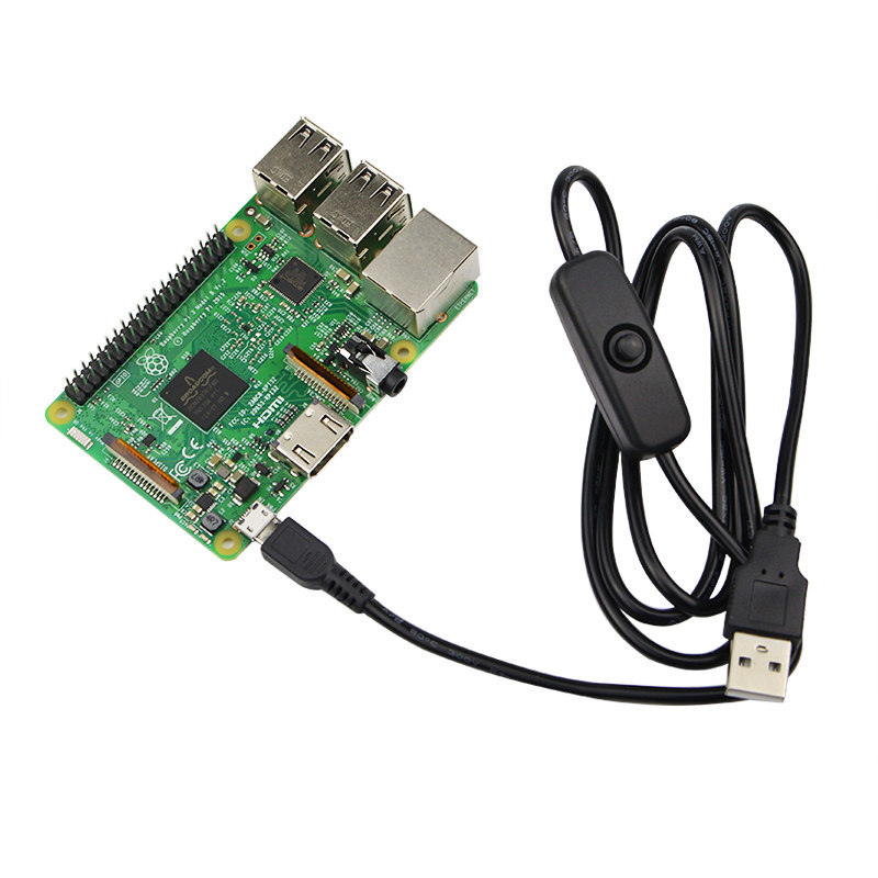USB 2.0 Type-A Charging Cable with Switch for Micro-B