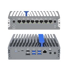 IEXP-504 Ultra5 priemyselný, 6× 2.5G LAN, fanless